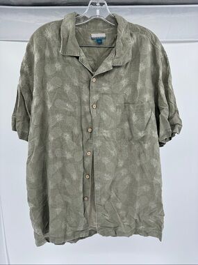 Breakwater Olive Short-Sleeve Camp Shirt
